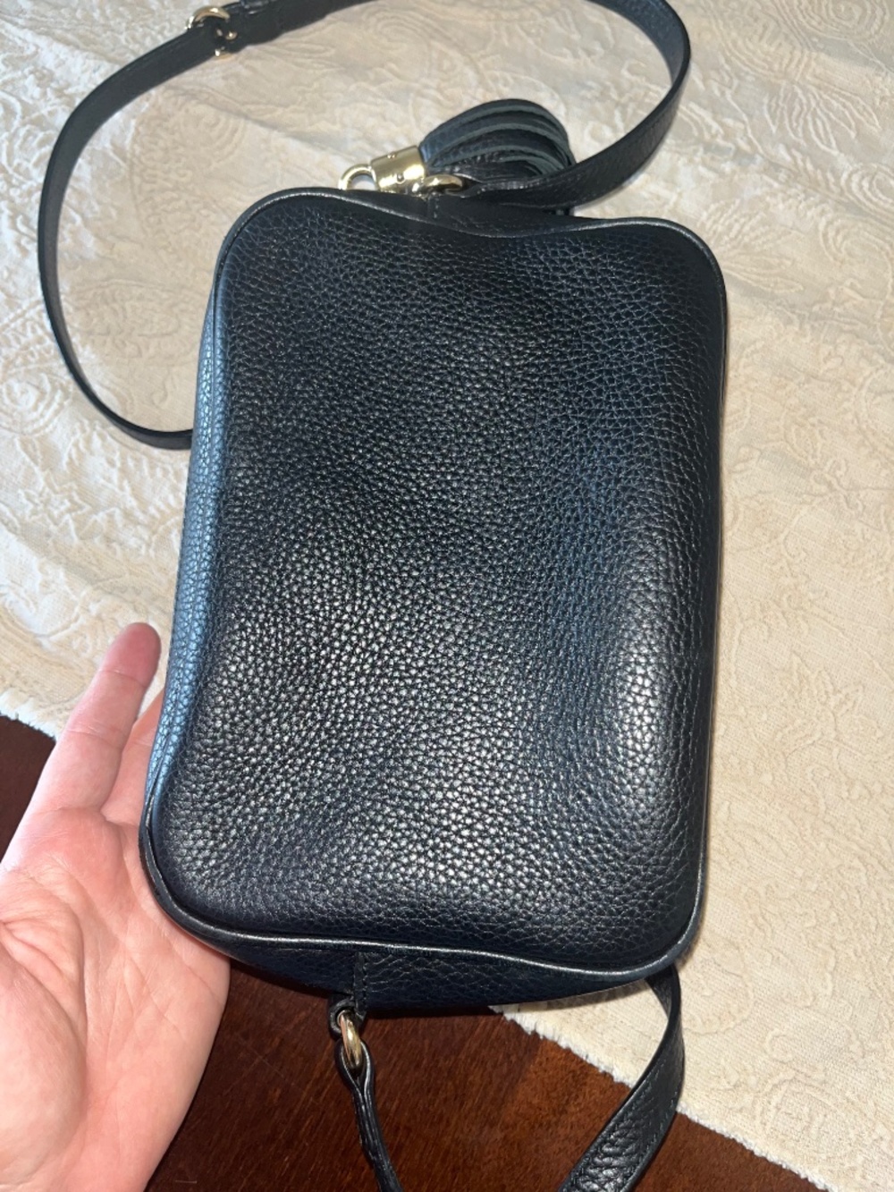 Gucci Black Soho Small Leather Disco Bag - Picture 4 of 7